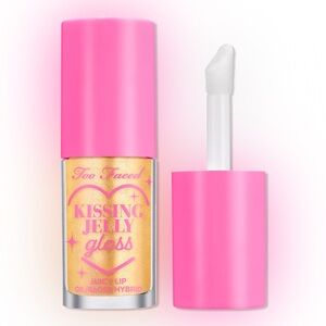 NIB Too Faced Kissing Jelly Hydrating Lip Oil Gloss- Pina Colada